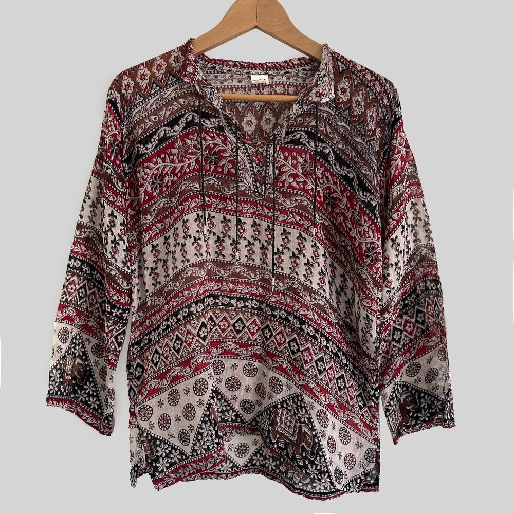 Boho Long Sleeve Top